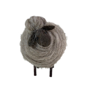 Large Handmade Woolen Sheep