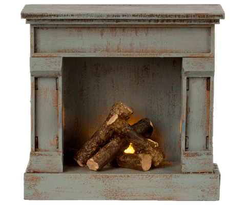 Little Friend's Fireplace in Vintage Blue