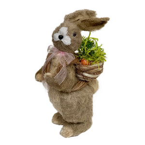 Rabbit with Backpack Basket