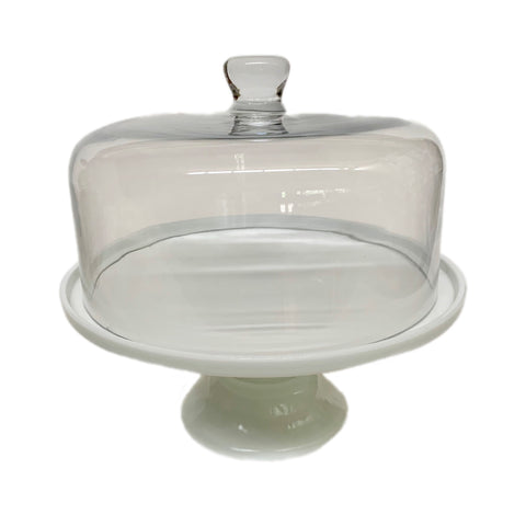 Cake Stand with Glass Dome