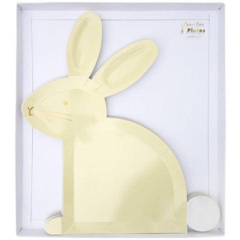 Pastel Bunny Plates Set