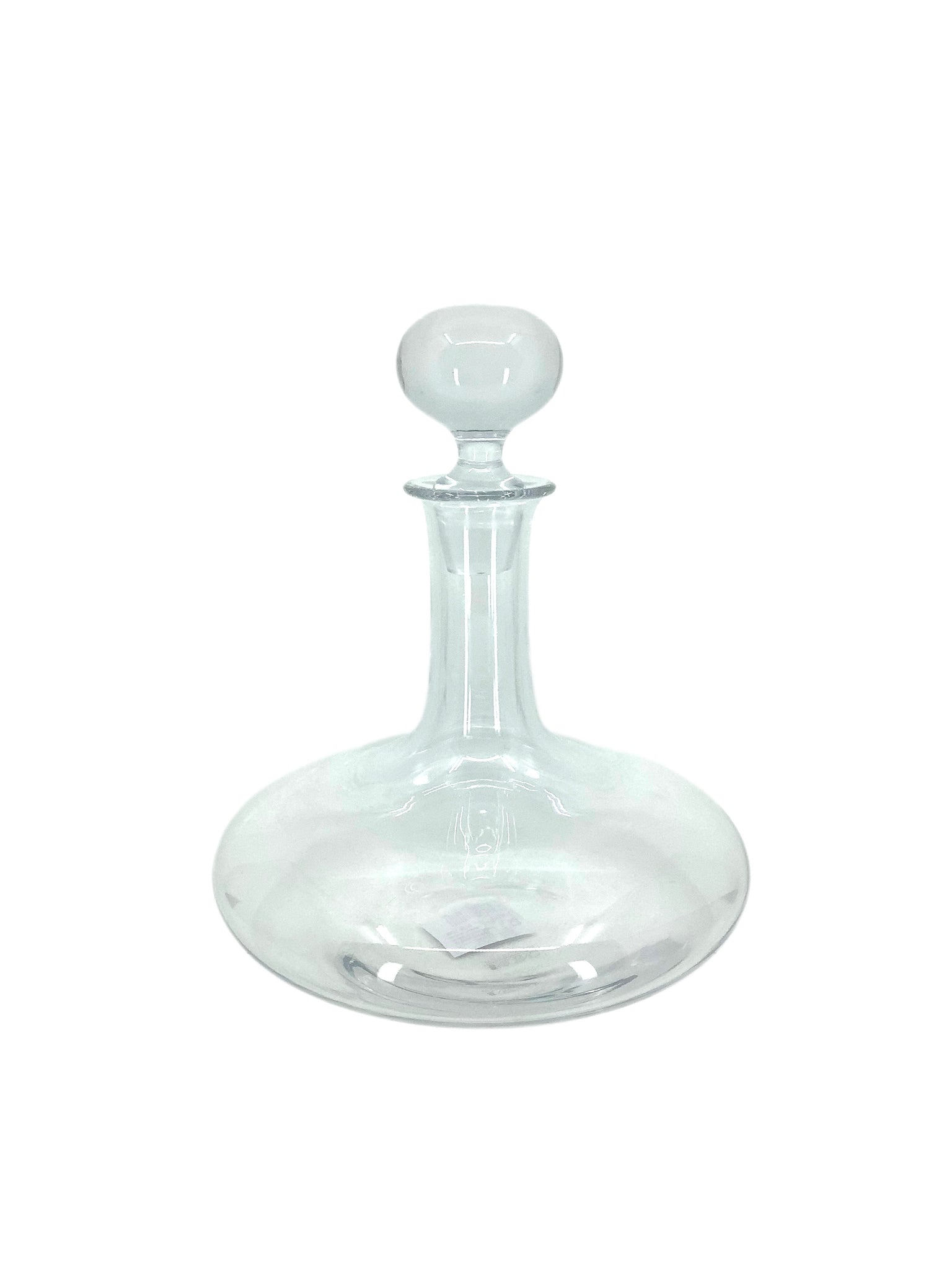 Wide Glass Decanter