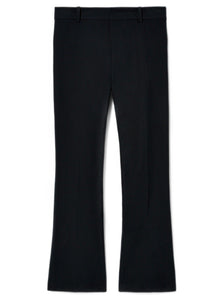 Crosby Cropped Flare Trouser in Midnight