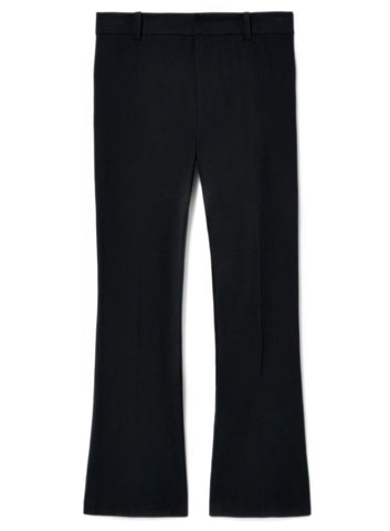 Crosby Cropped Flare Trouser in Midnight