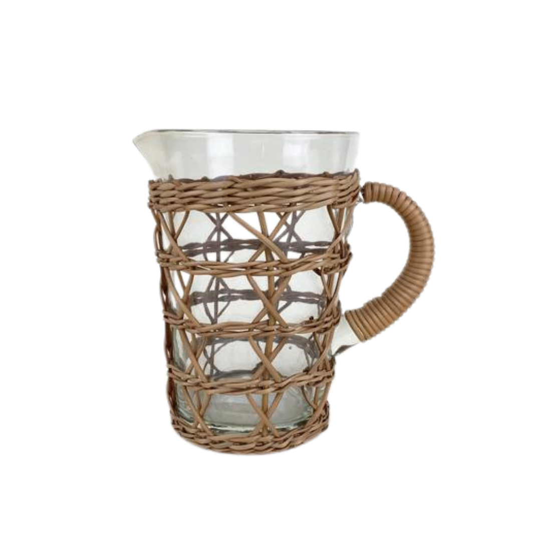 Rattan Caged Pitcher
