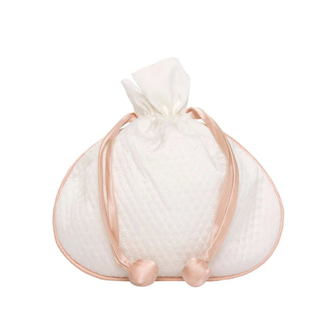 Catch All Jewelry Pouch in Creamsicle