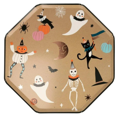 Halloween Dancing Figures Plates