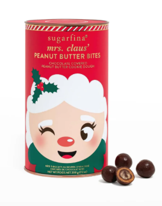 Mrs. Clause's Peanut Butter Bites Candy Canister