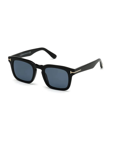 Dax Acetate Sunglasses in Shiny Black