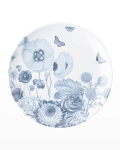 Field of Flowers Melamine Salad Plate in Chambray
