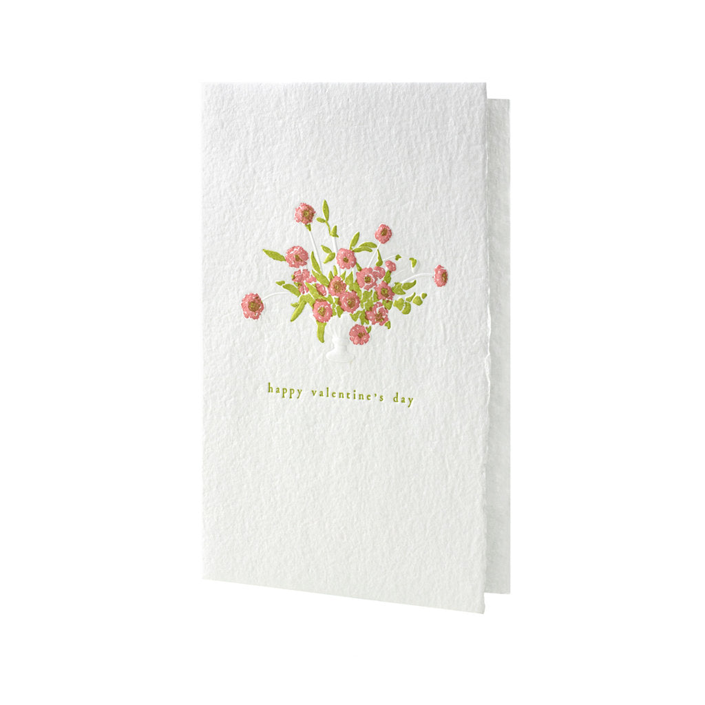 Bouquet Sculpture Letterpress Card