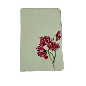 Antique Rose Parchment Notebook 4" x 6"