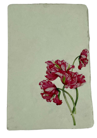 Antique Rose Parchment Notebook 6