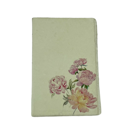 Peony Parchment Notebook 4" x 6"