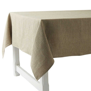 Pepite Glittered Linen Tablecloth in Natural