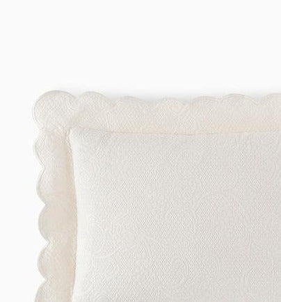 Alice Continental Sham in Ivory