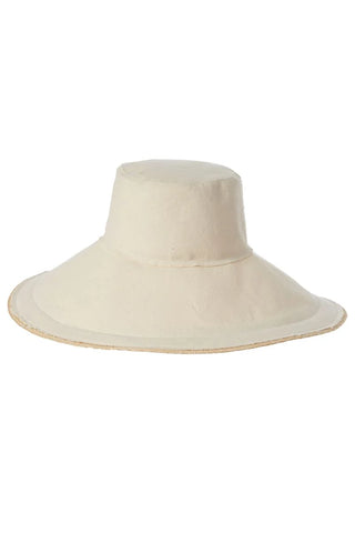Single Take Wide Brim Hat in Natural