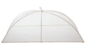 Large Ivory Rectangle Food Cover Set
